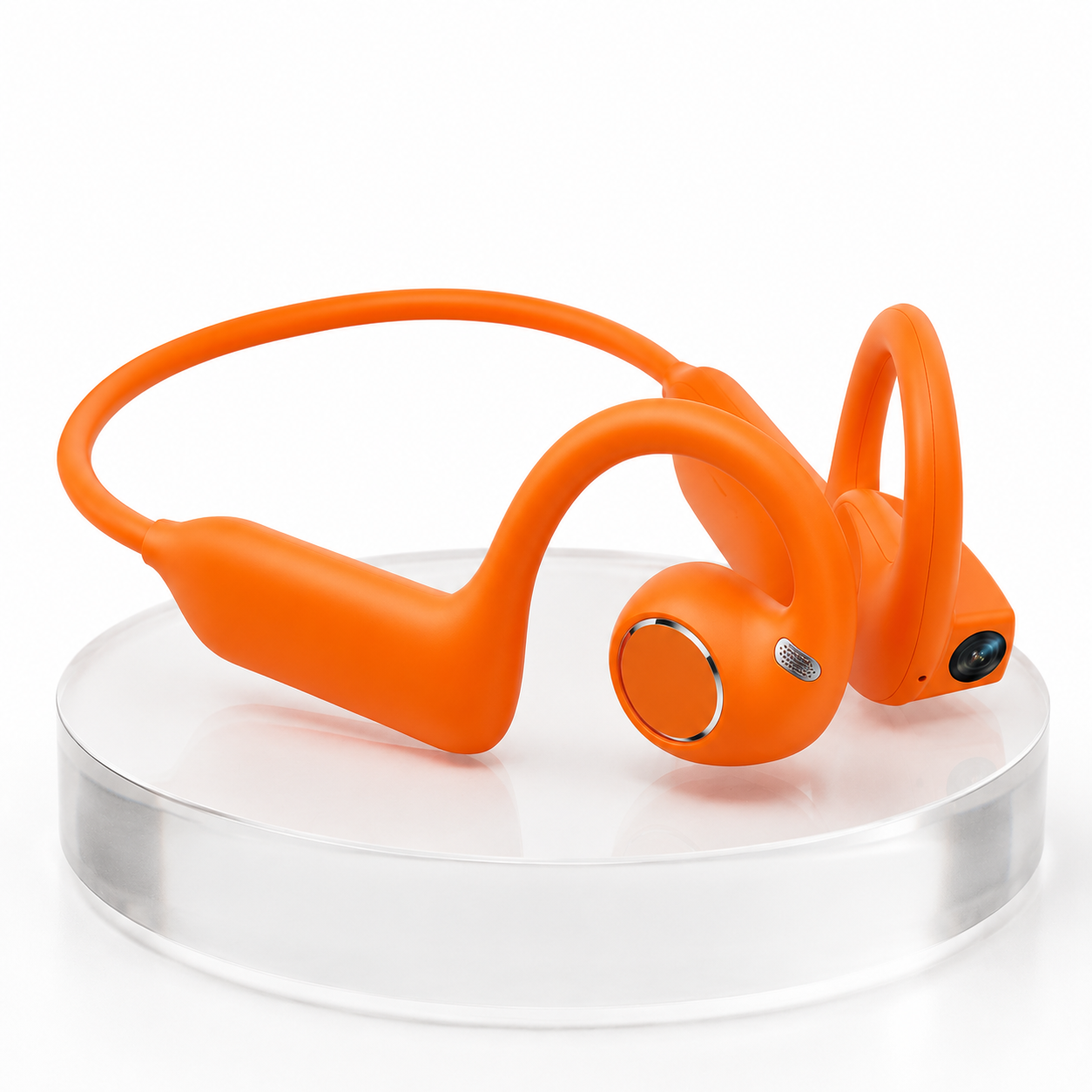 👂Smart earphones with 8MP camera for photos and videos, AI translation, and motion capture