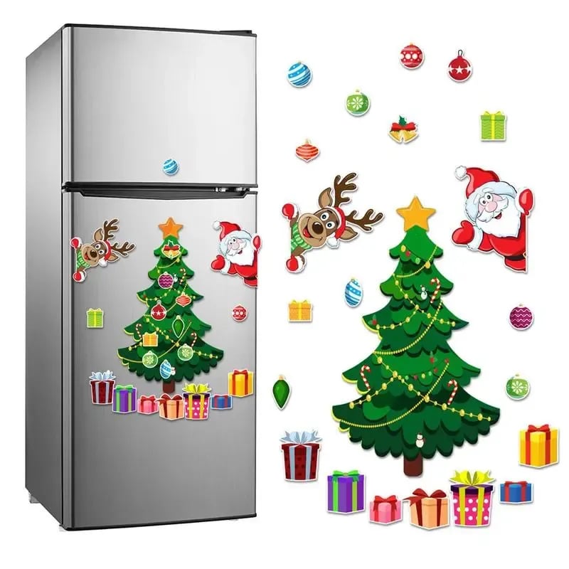 Christmas Refrigerator Magnets – DIY Holiday Fridge Decorations for Festive Christmas Home Decor