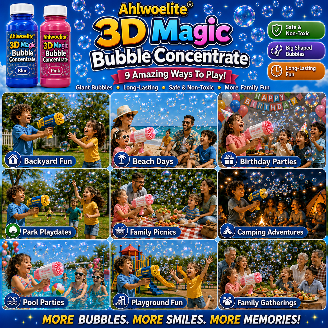 👨👩👧👦 Last Day Promotion — Turn Ordinary Bubble Time Into a Giant Animal & Ocean Adventure 🫧🐋