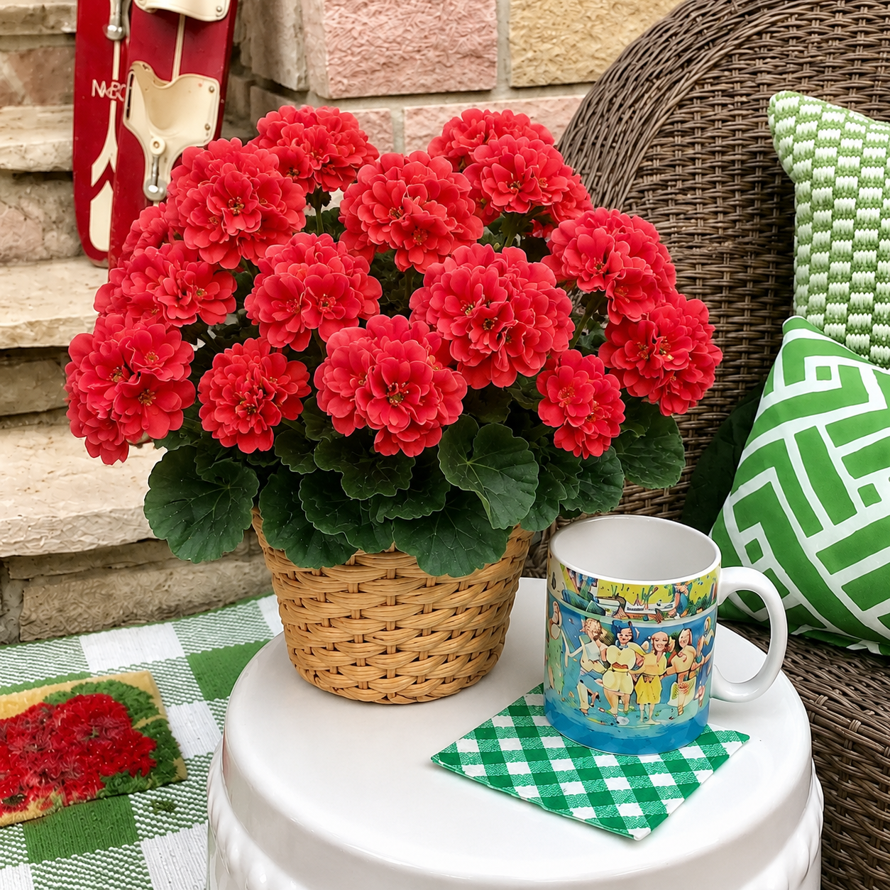 🎁 Last Day 60% OFF - Artificial Geranium Flowers For Outdoors