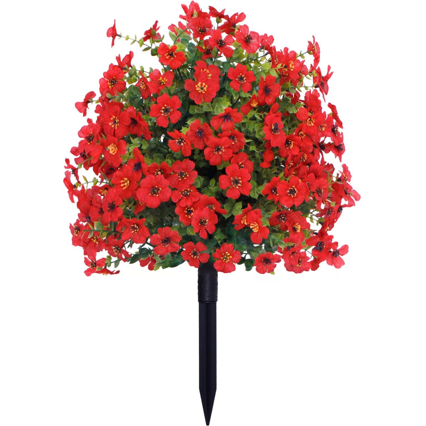 🎁 Last Day 60% OFF 💐 Artificial Topiary Ball Trees with Flowers and Ground Spikes 💐