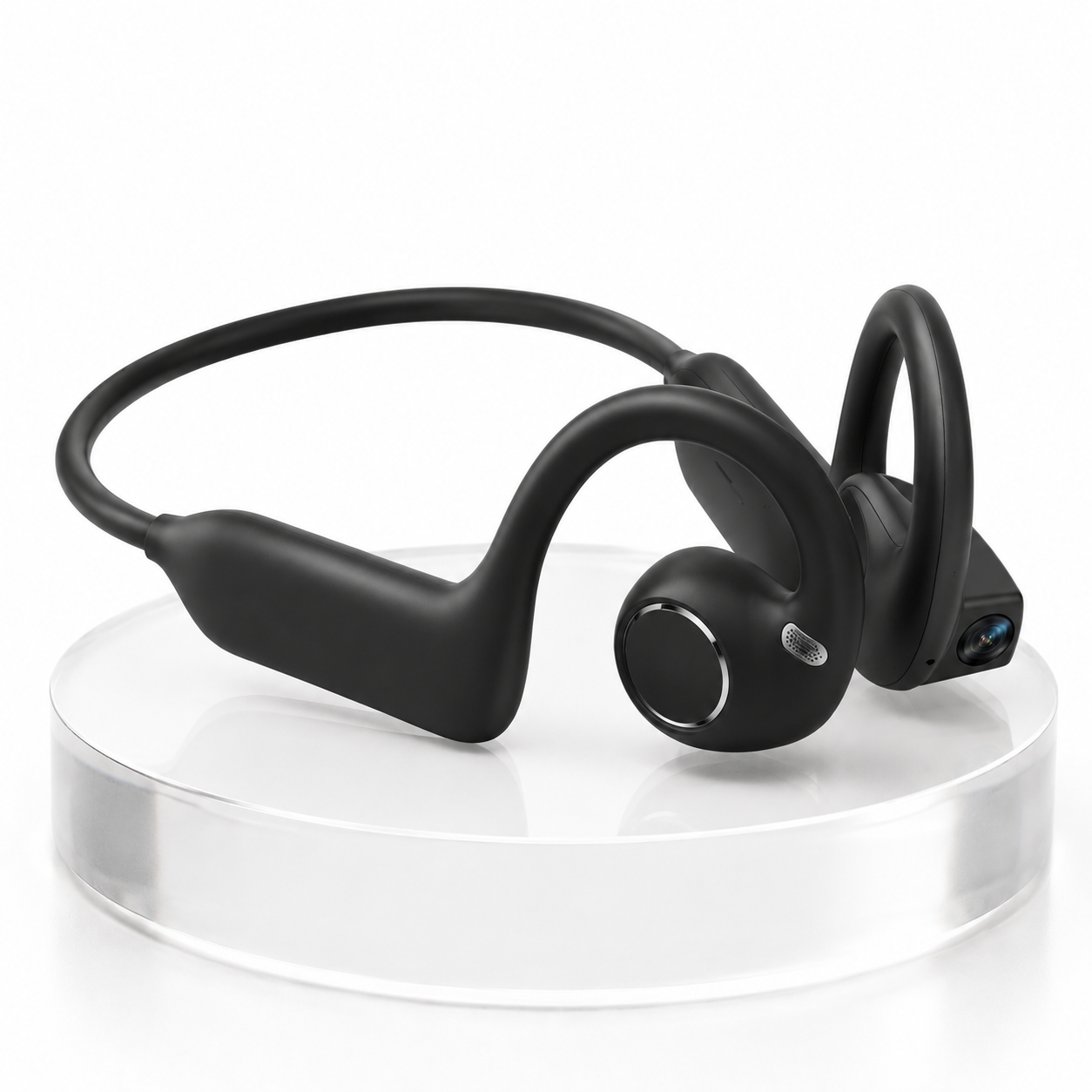 👂Smart earphones with 8MP camera for photos and videos, AI translation, and motion capture