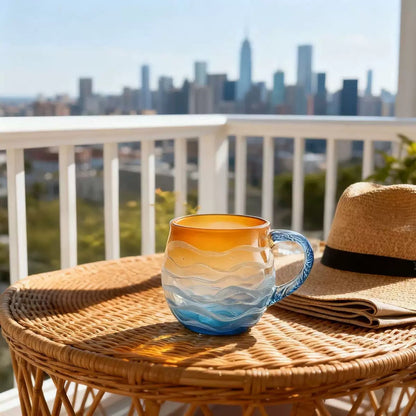 🎄Christmas Best Gifts🎁 from Sea Sunset🌅 Wave Artisan Mug