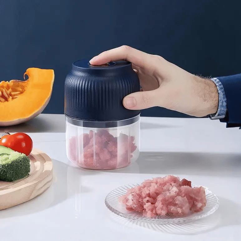 📢📢49% OFF !!!🥗⚡️Mini Electric Food Chopper -Fast 4-Blade Kitchen Grinder