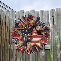 Patriotic Star Wreath