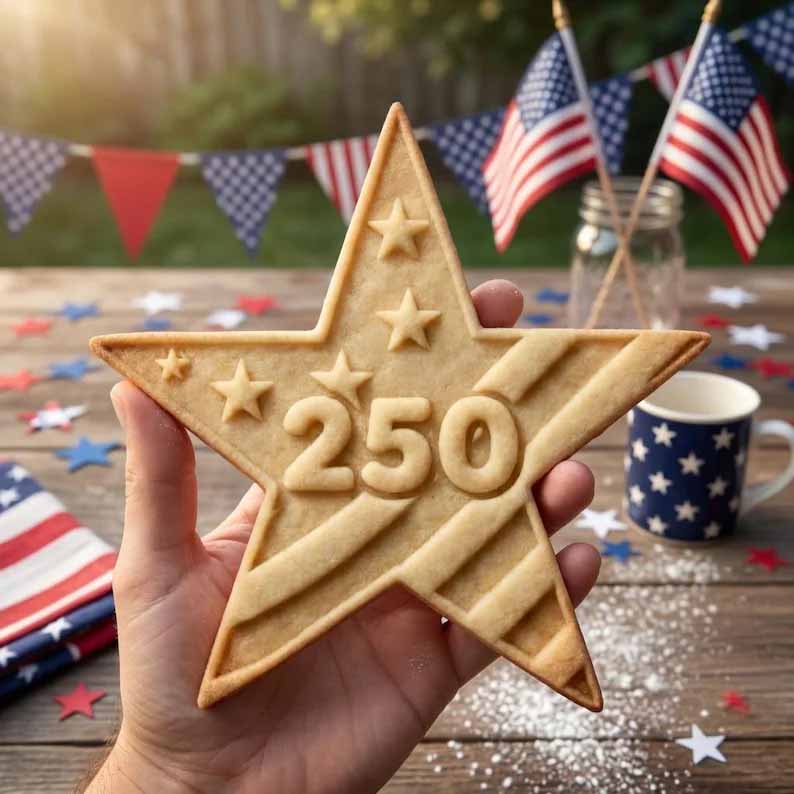 🎁Last Day 60% OFF - 1776–2026 USA 250th Anniversary Cookie Stamp