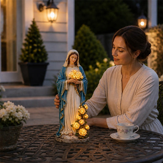 Our Lady Prayer Garden Light