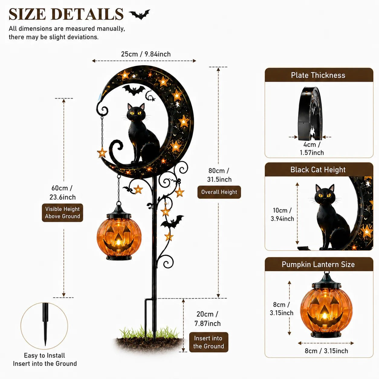 🎃🔥 Halloween Early Bird Sale | 49% OFF Pumpkin Moon Garden Stake Light