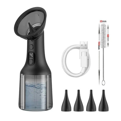 👂Electric Ear Wax Removal Kit, Safe Gentle Ear Irrigation Cleaner Tool with 4 Pressure Settings, LED Display, IPX7 Waterproof Dual-Chamber Ear Care Device | Free Shipping