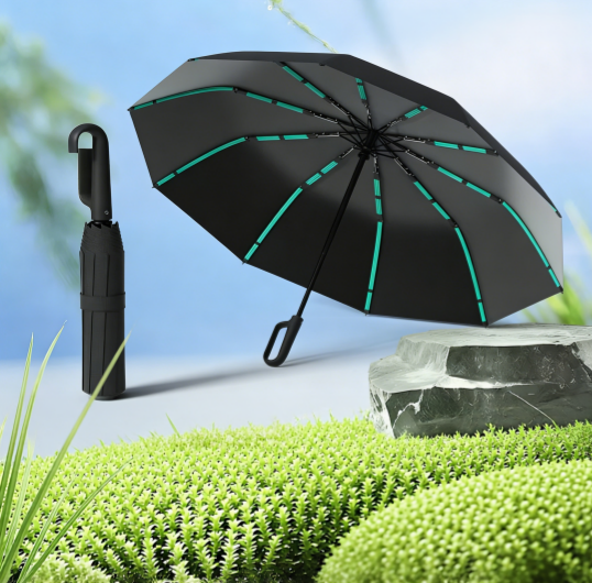 ☔Automatic Folding Umbrella – Windproof, Waterproof & Compact