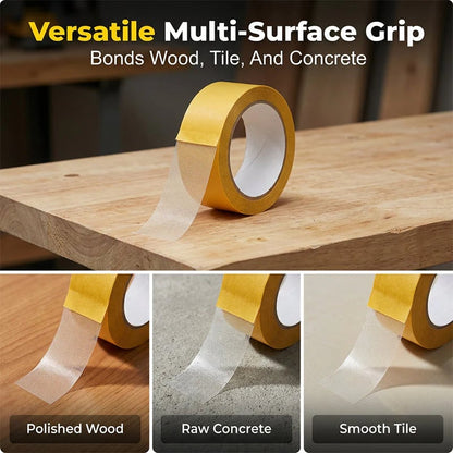 🧷 High-Tack Double-Sided Fabric Mesh Tape
