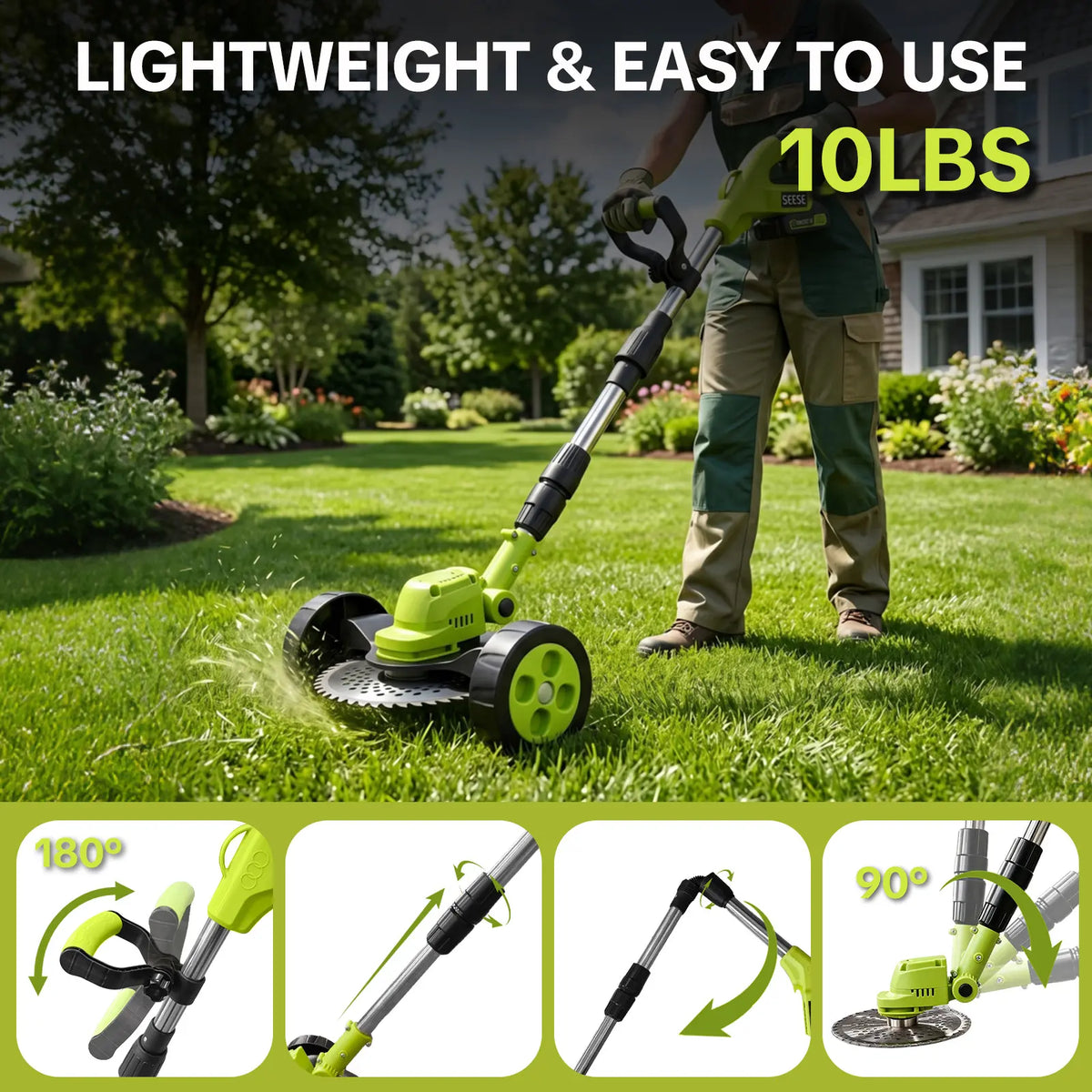 Lawn edging mode
