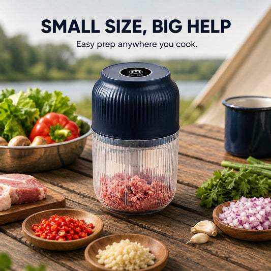 📢📢49% OFF !!!🥗⚡️Mini Electric Food Chopper -Fast 4-Blade Kitchen Grinder