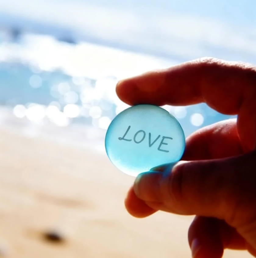🌟Inspirational Sea Glass Stones in a Jar