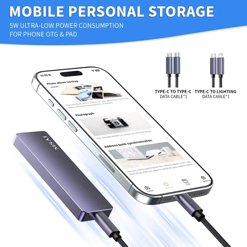 💾 Multi-Interface USB 3.0 Flash Drive: High-Speed External Storage for iPhone, Android, PC & Mac – Foldable, Plug-and-Play File Transfer ⚡