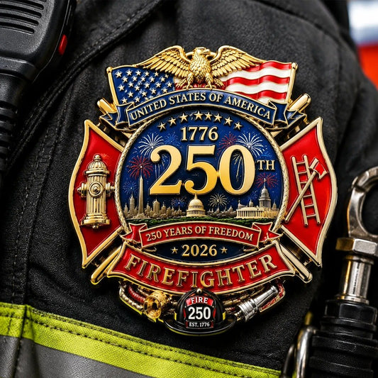 250th Anniversary Firefighter Badge