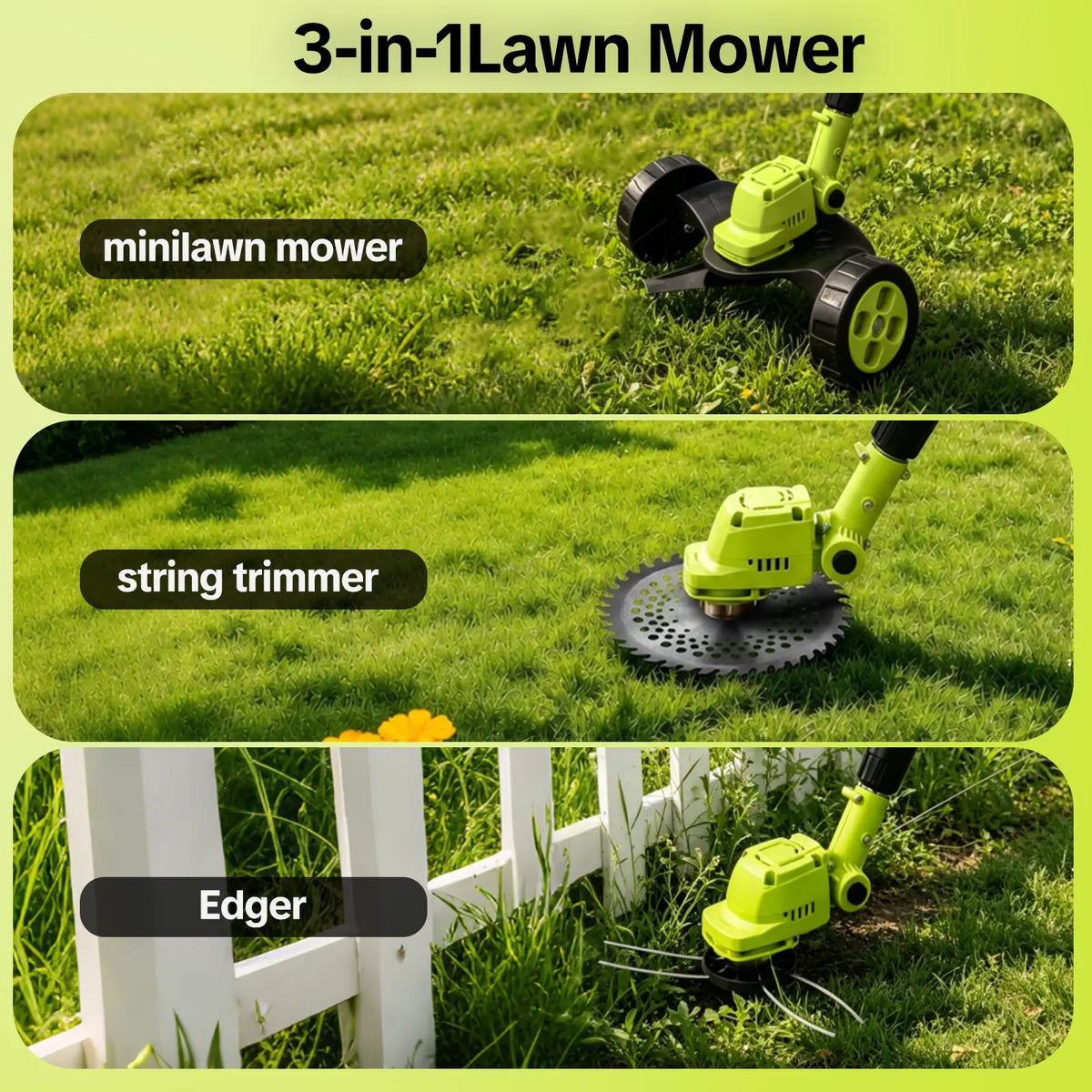 Complete cordless trimmer kit