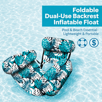 Green Leaf Print Float