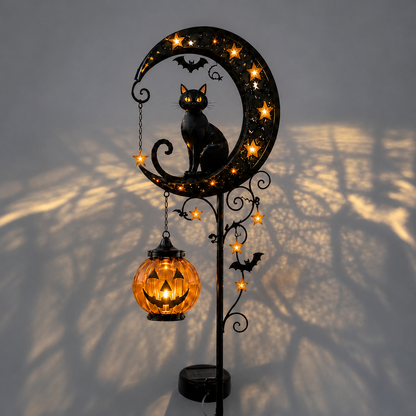 🎃🔥 Halloween Early Bird Sale | 49% OFF Pumpkin Moon Garden Stake Light