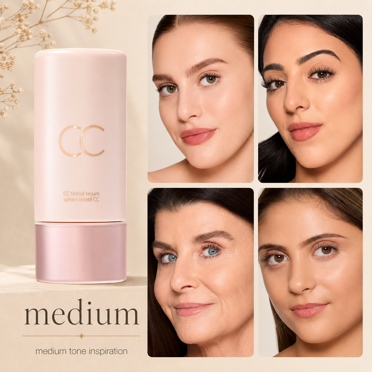 ✨CC color-correcting tinted serum