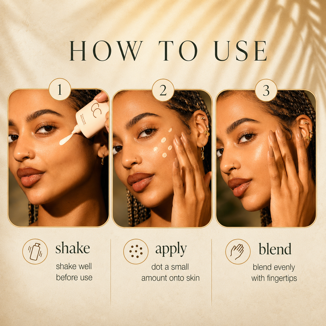 ✨CC color-correcting tinted serum