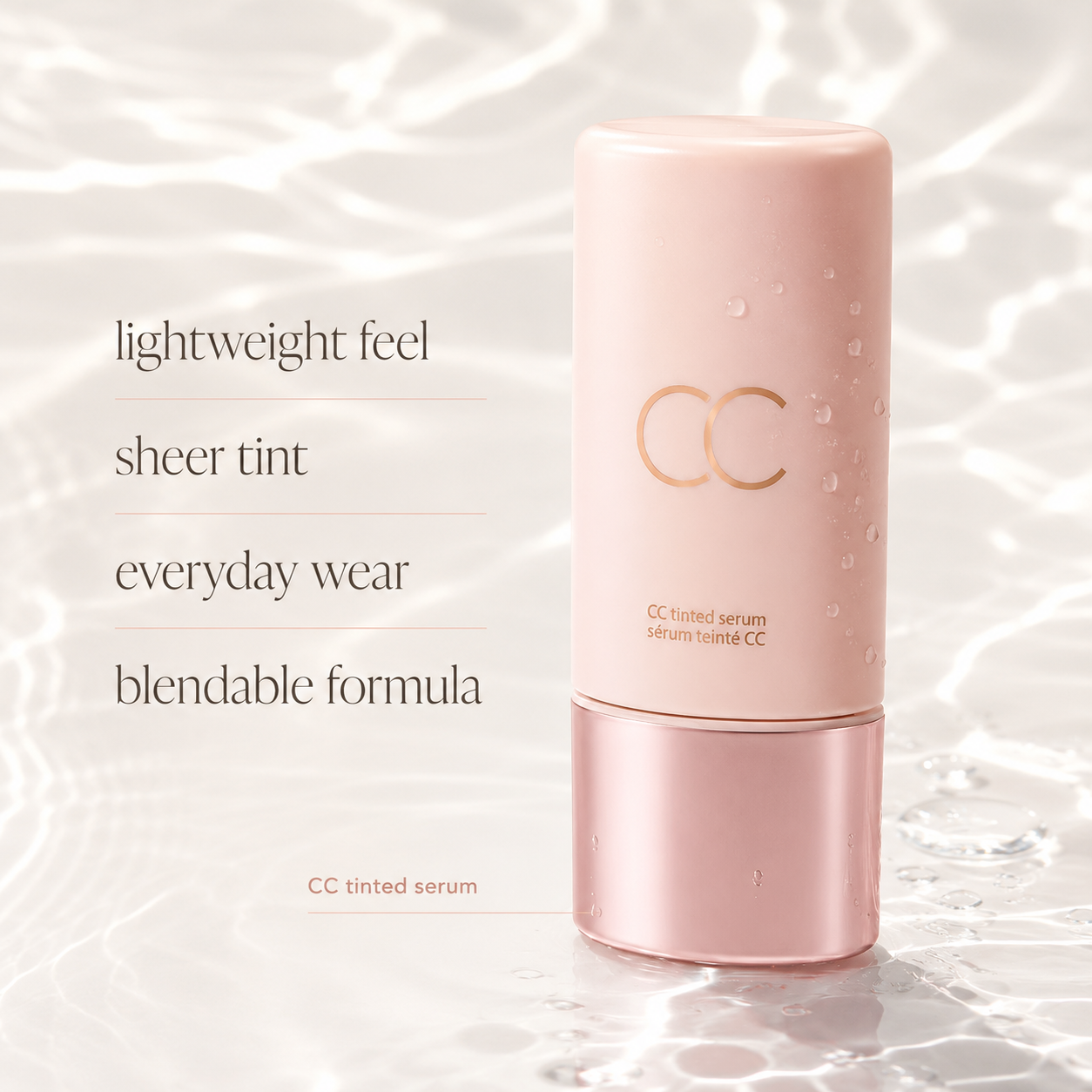 ✨CC color-correcting tinted serum