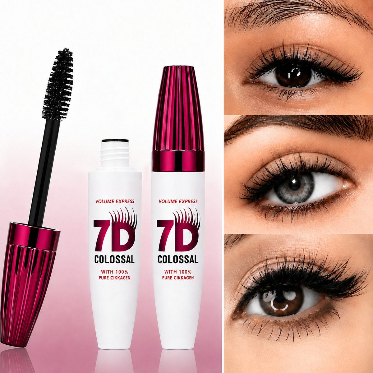 🔥Last Day 49% OFF🔥7D Waterproof Long Lasting Volume Mascara