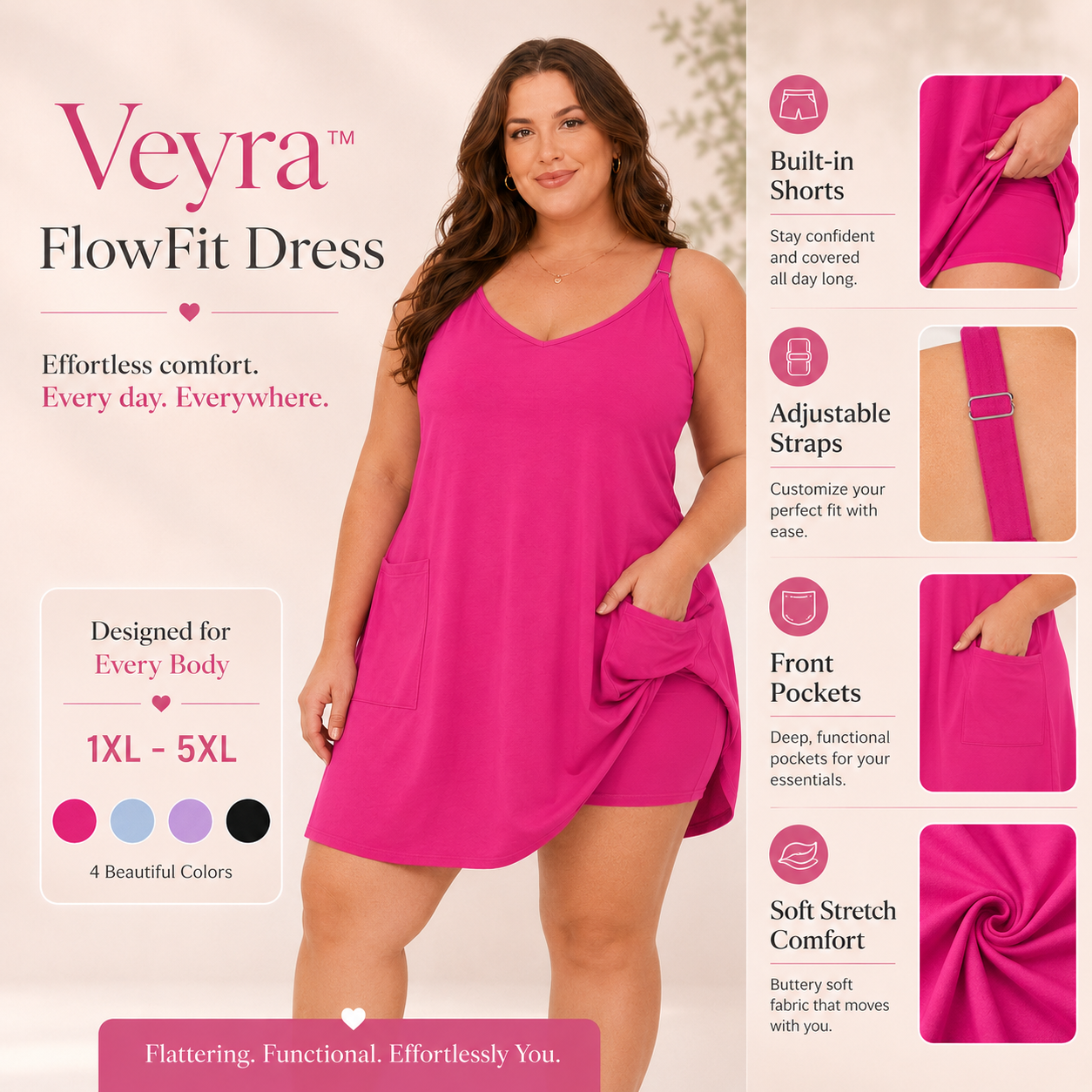 Trovehand™ FlowFit Dress