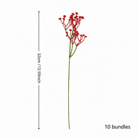 Red baby's breath (10 bundles)