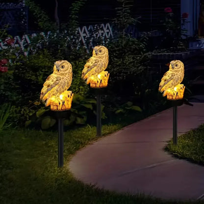 🎁  Last Day 50% OFF 🔥 Waterproof Solar Owl Light