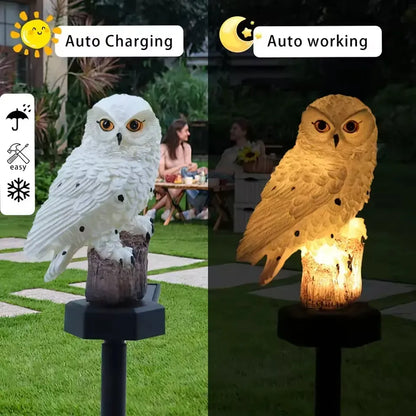 🎁  Last Day 50% OFF 🔥 Waterproof Solar Owl Light