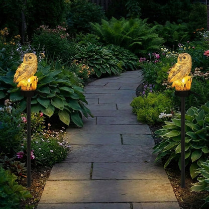 🎁  Last Day 50% OFF 🔥 Waterproof Solar Owl Light