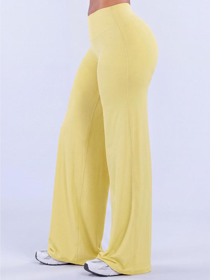 Women’s Light Simple Leopard-Print Wide-Leg Pants ✨