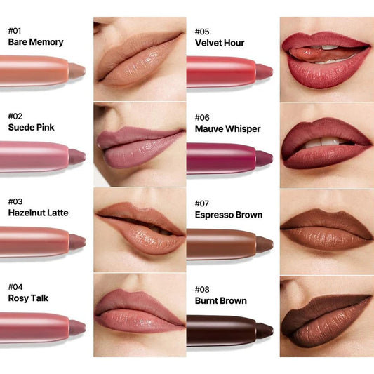 ACHANDISE Glide Lip Liner — Creamy, Blendable Color with Smooth Application