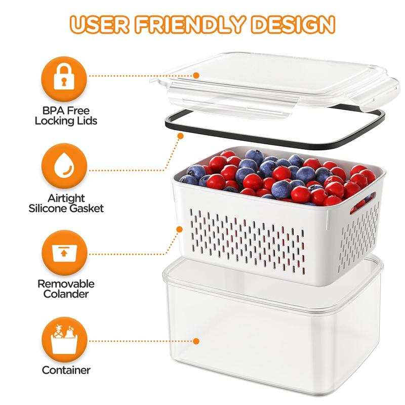 TroveHand™ Fruit & Vegetable Storage Box Set