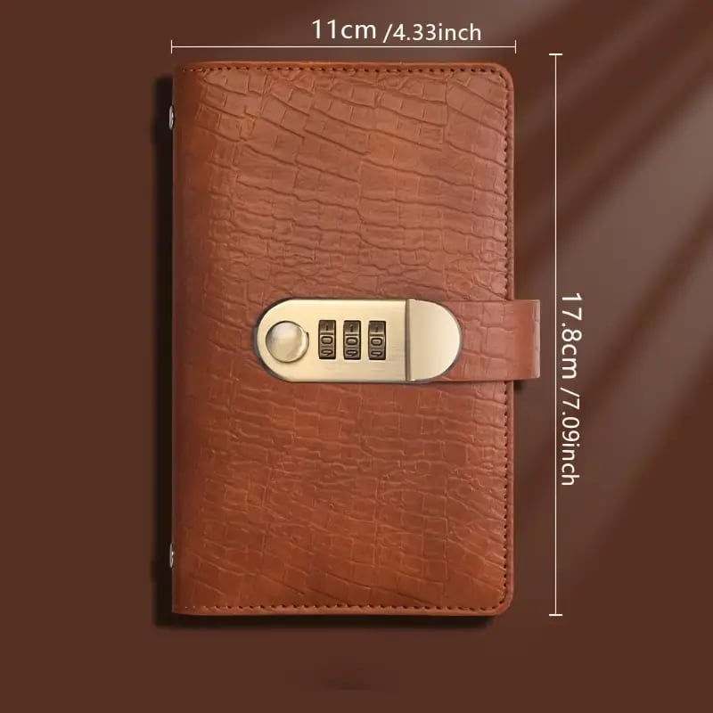 🔥 Last Day 50 % OFF– Lockable A6 Savings Notebook with 3-Digit Combination Lock 💰