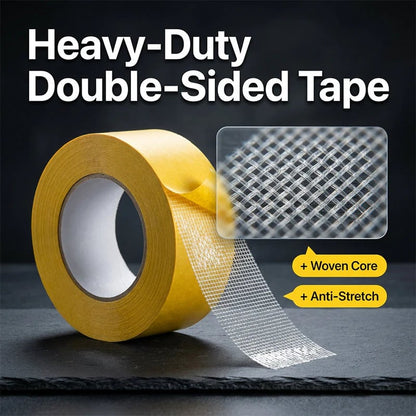 🧷 High-Tack Double-Sided Fabric Mesh Tape
