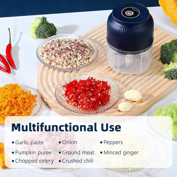 📢📢49% OFF !!!🥗⚡️Mini Electric Food Chopper -Fast 4-Blade Kitchen Grinder