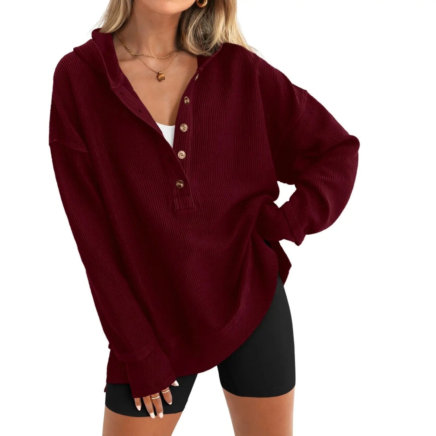 Womens Fashion Long Sleeve Hoodie