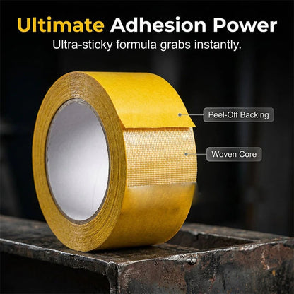🧷 High-Tack Double-Sided Fabric Mesh Tape